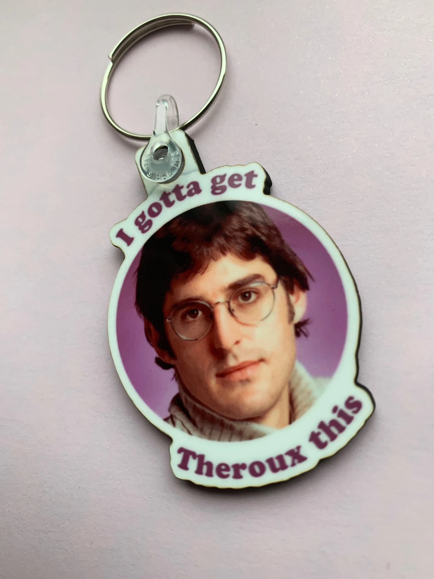 Louis Theroux "I Gotta Get Theroux This" Keyring