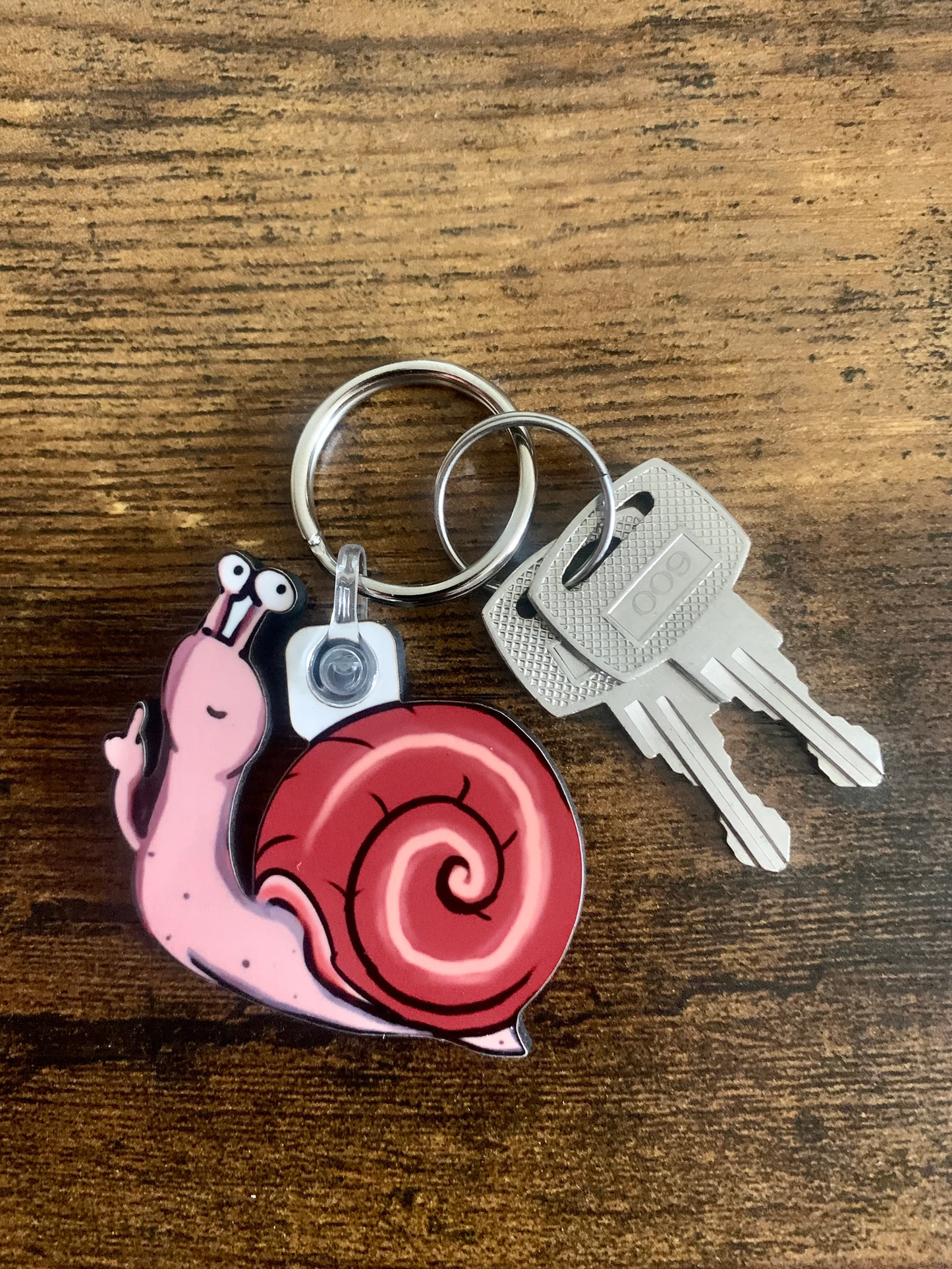 Swear Snail Keyring