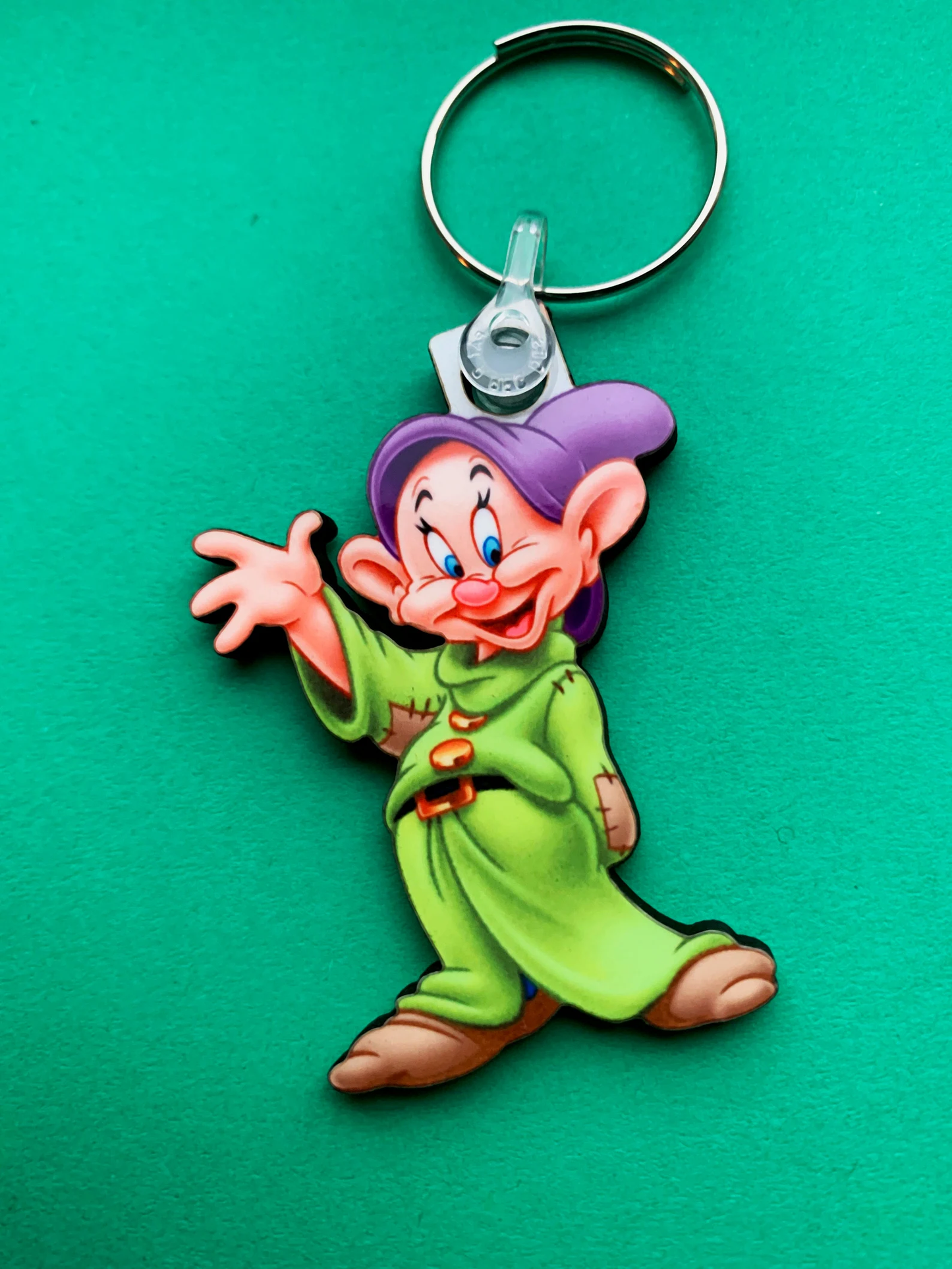 Dopey Dwarf Keyring - Snow White