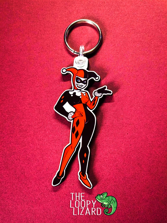 Classic Harley Quinn Keyring
