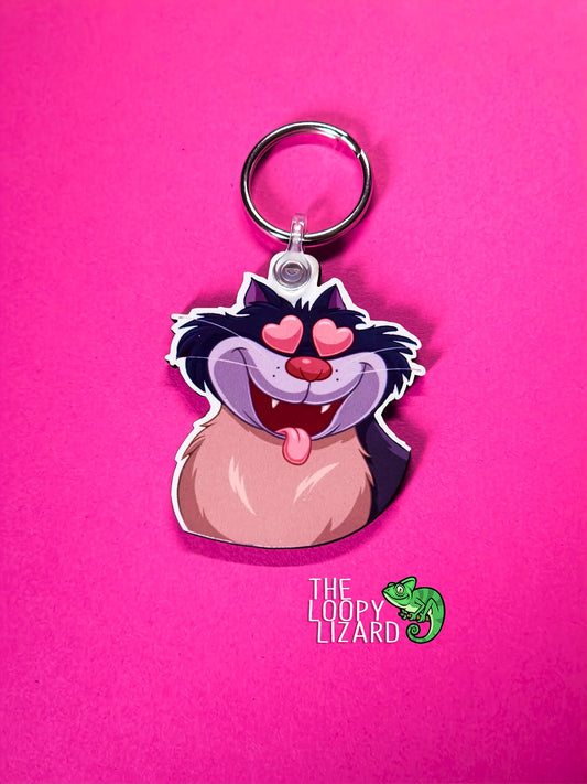 Lucifer Heart Eyes Keyring - Cinderella
