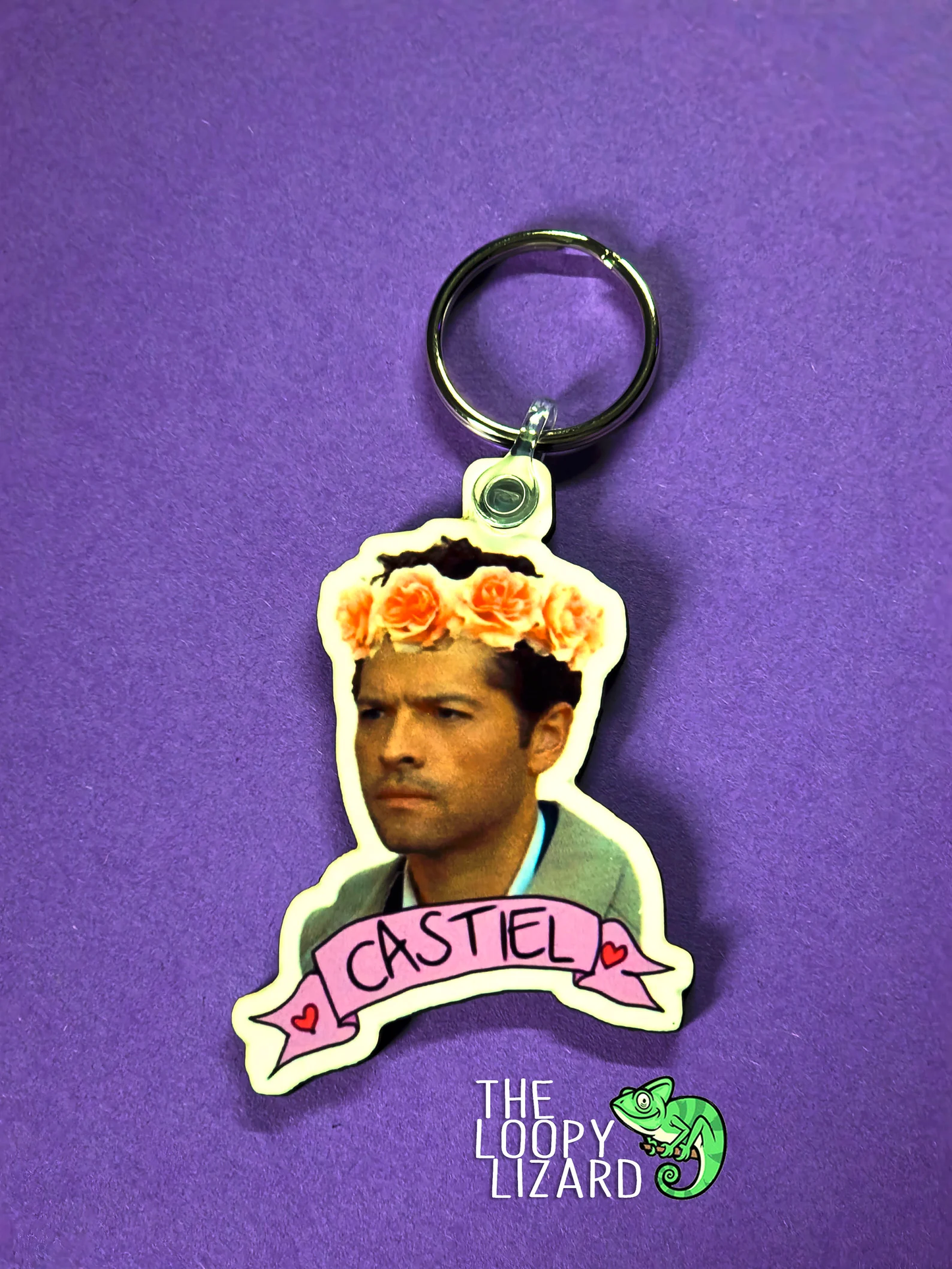 Castiel Keyring - Supernatural