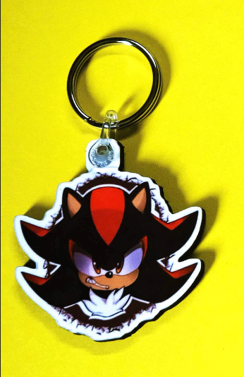 Shadow Head Keyring - Sonic the Hedgehog