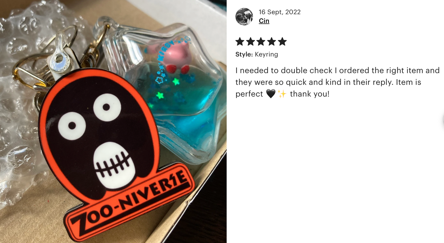 Zooniverse Keyring - The Mighty Boosh