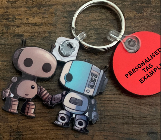 Robot Friendship Keyring