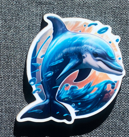 Dolphin 1 Pin Badge/ Magnet