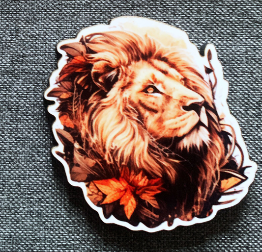 Lion 3 Pin Badge/ Magnet