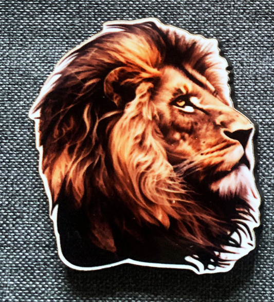 Lion 2 Pin Badge/ Magnet