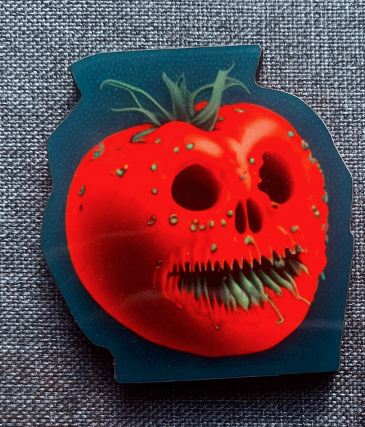 Killer Tomato 2 Pin Badge/ Magnet