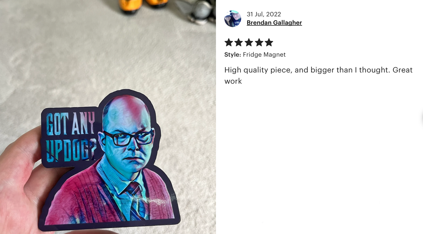 Colin Robinson Pin Badge/ Magnet - What We Do in the Shadows