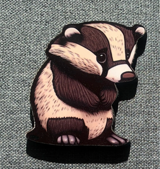Badger 1 Pin Badge/ Magnet