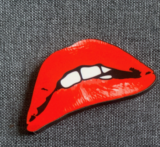 Rocky Horror Lips Pin Badge/ Magnet - Rocky Horror Show