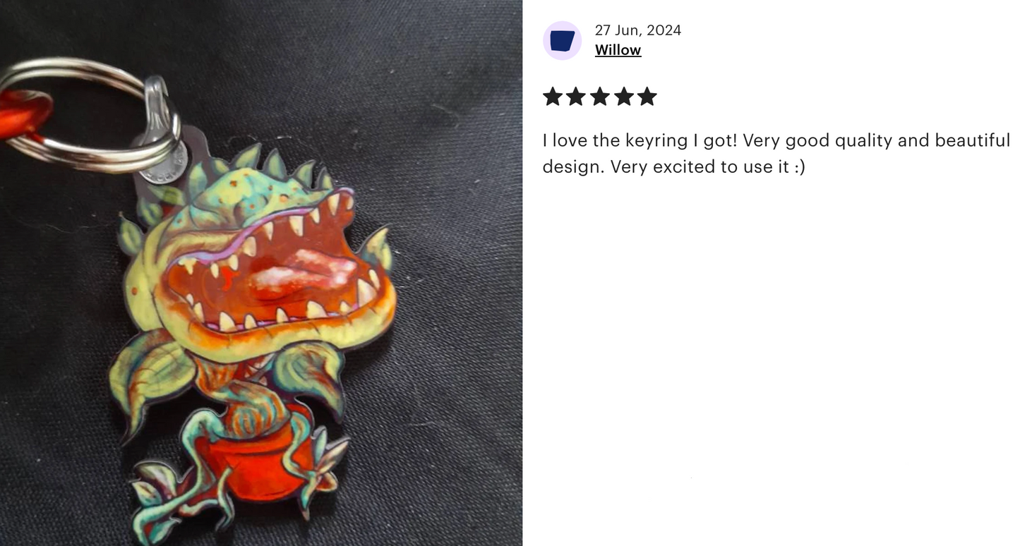 Audrey II Keyring - Little Shop of Horrors