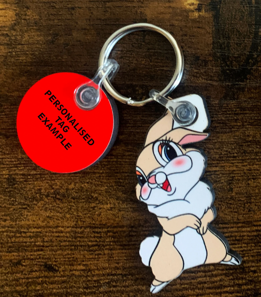 Mrs Bunny Keyring - Bambi