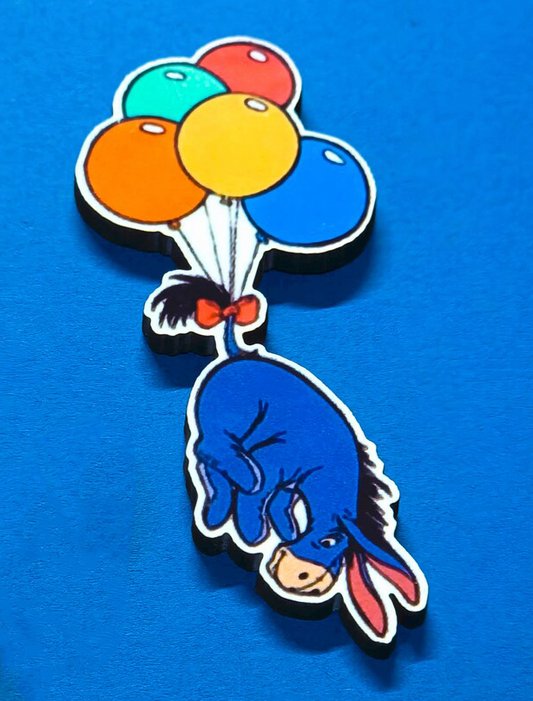 Eeyore Balloon Pin Badge/ Magnet - Winnie the Pooh