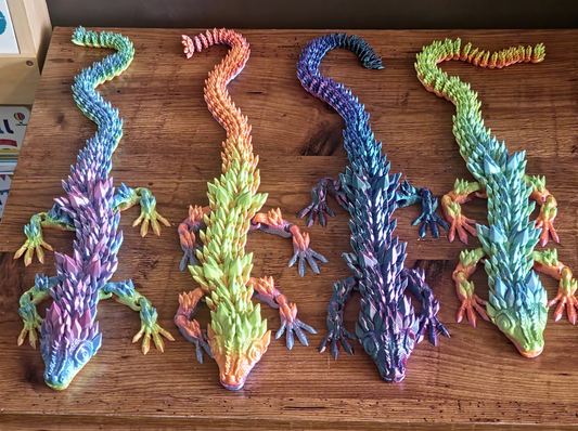 Large Flexi Crystal Dragon