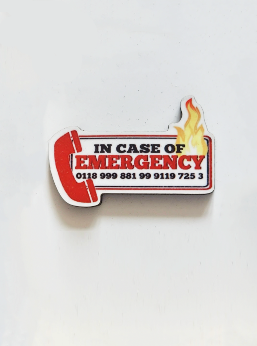 In Case of Emergency Pin Badge/ Magnet - The IT Crowd