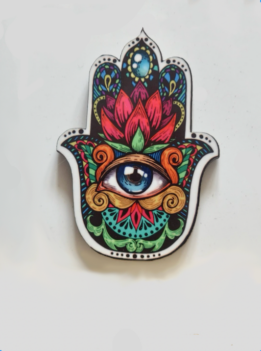 Hand of Fatima Pin Badge/ Magnet