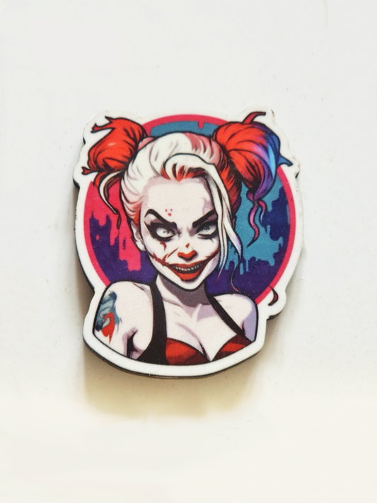 Harley Quinn Pin Badge/ Magnet - Batman