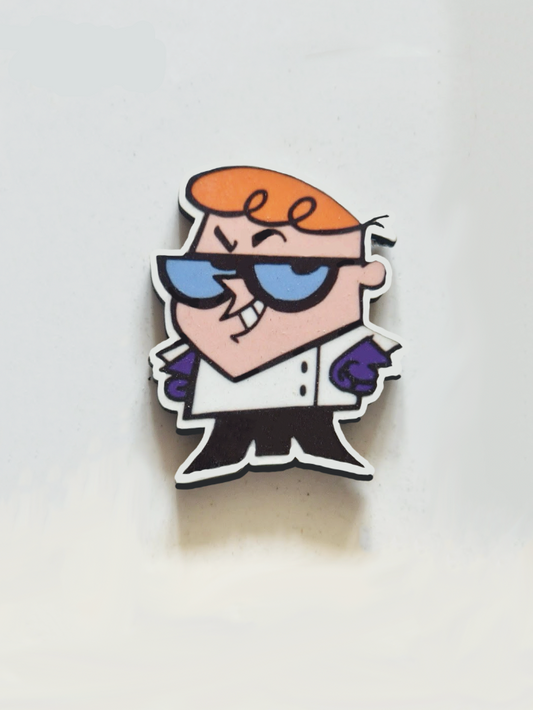 Dexter Pin Badge/ Magnet - Dexter's Laboratory