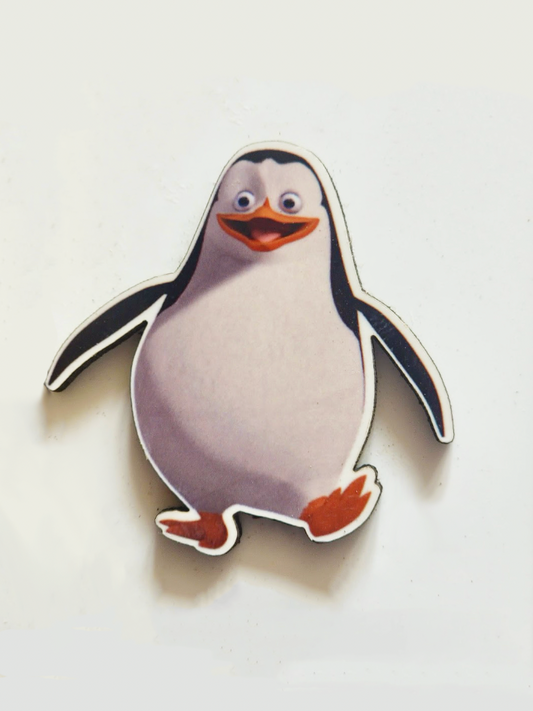 Private Pin Badge/ Magnet - Penguins of Madagascar