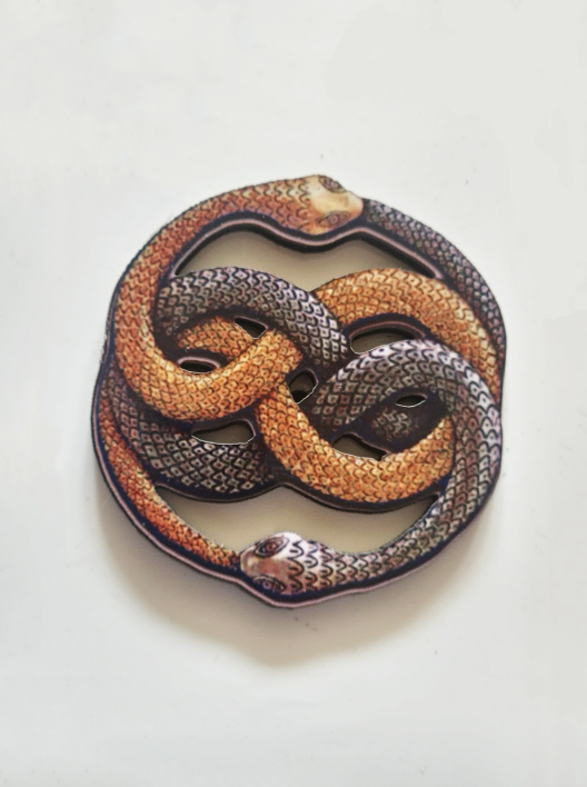 the Auryn Necklace Pin Badge/ Magnet - The Never-Ending Story