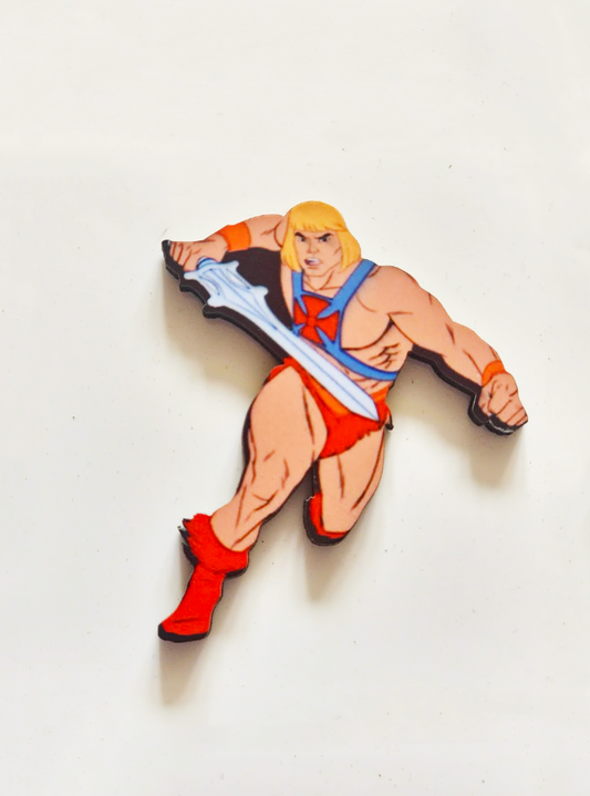 He-Man Pin Badge/ Magnet - Masters of the Universe