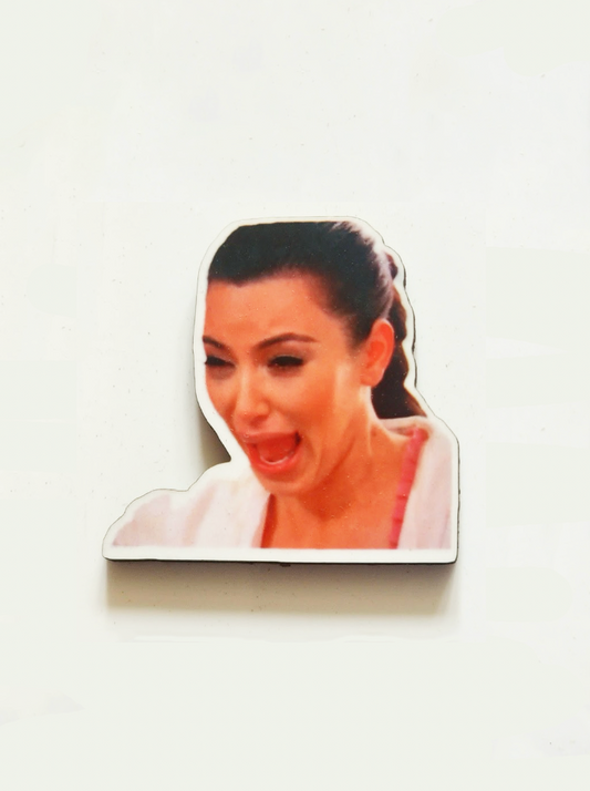Kim Kardashian Pin Badge/ Magnet