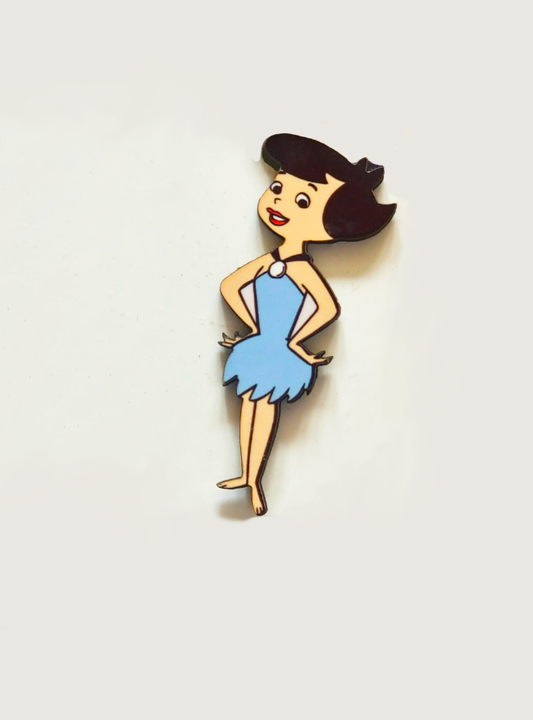 Betty Rubble Pin Badge/ Magnet - The Flintstones