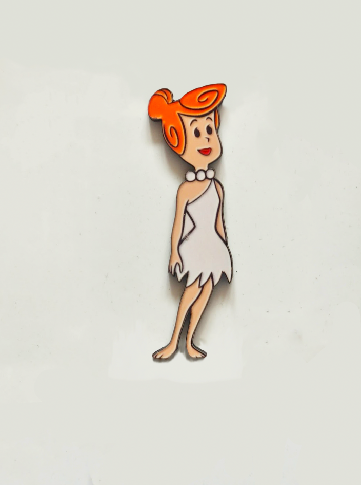Wilma Flintstone Pin Badge/ Magnet - The Flintstones