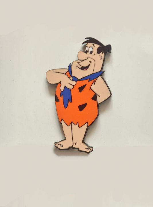 Fred Flintstone Pin Badge/ Magnet - The Flintstones