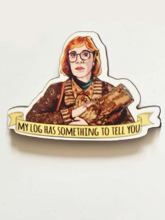 Margaret Lanterman "My log has something to tell you!" Pin Badge/ Magnet - Twin Peaks