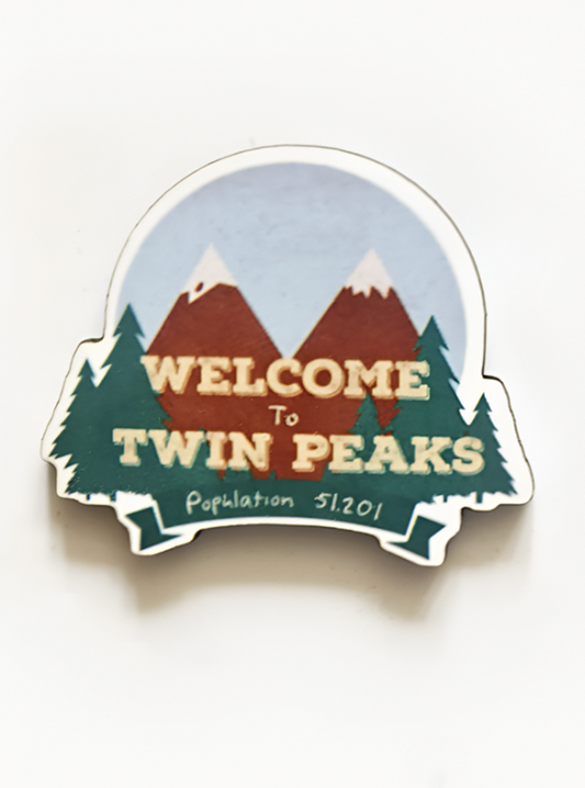 Welcome to Twin Peaks Pin Badge/ Magnet - Twin Peaks