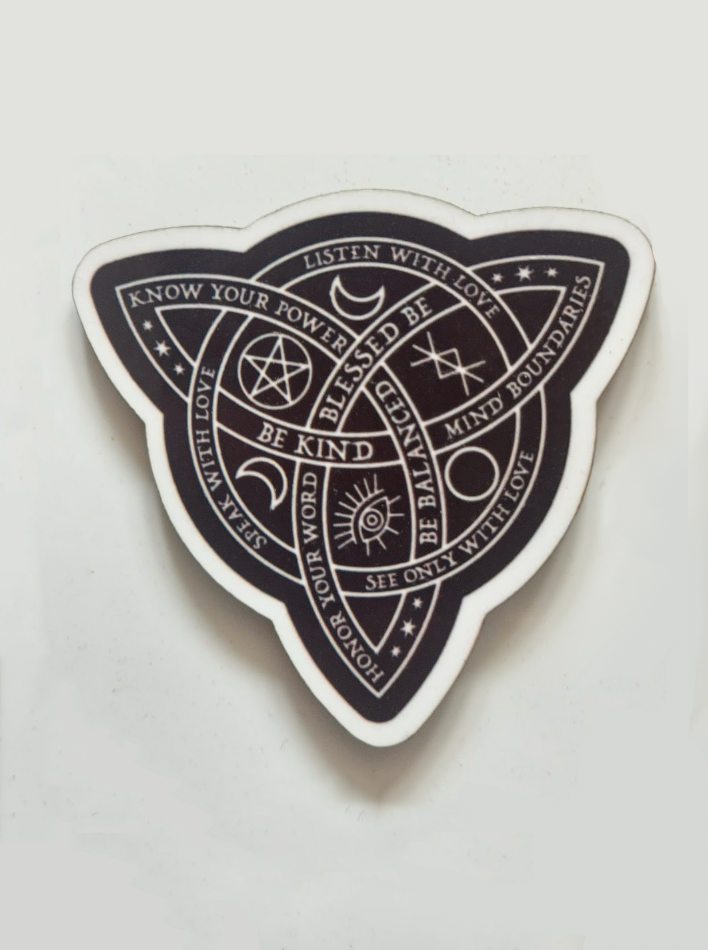 Good Witch, Celtic Knot Pin Badge/ Magnet