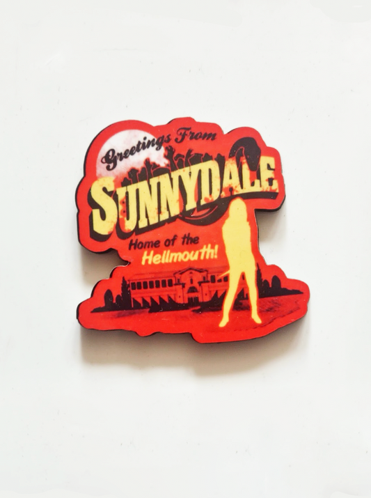 Sunnydale Pin Badge/ Magnet - Buffy the Vampire Slayer