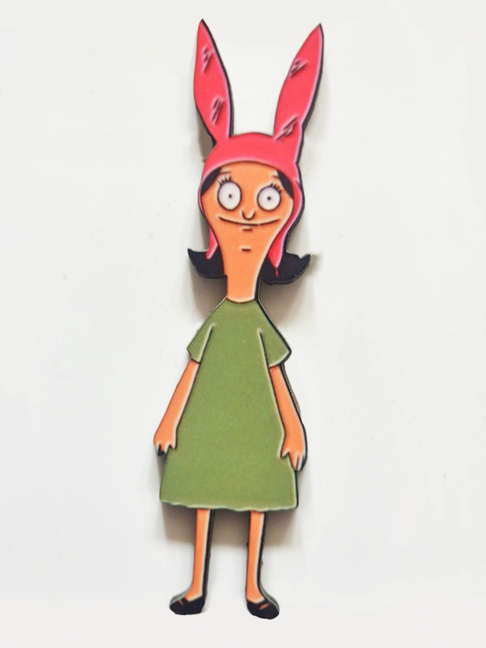 Louise Belcher Pin Badge/ Magnet - Bob's Burgers
