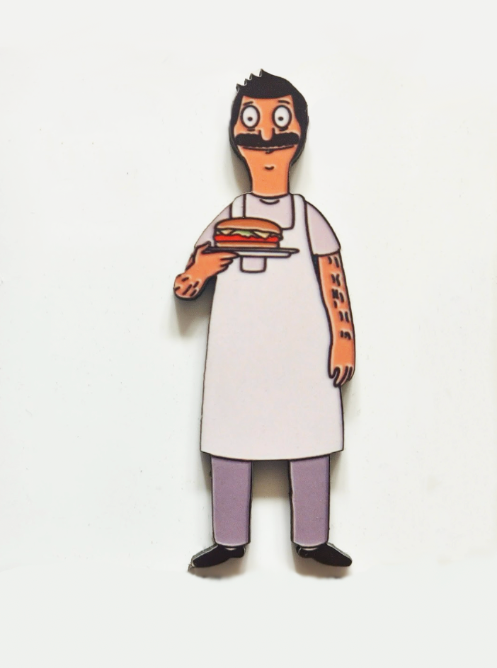 Bob Belcher Pin Badge/ Magnet - Bob's Burgers