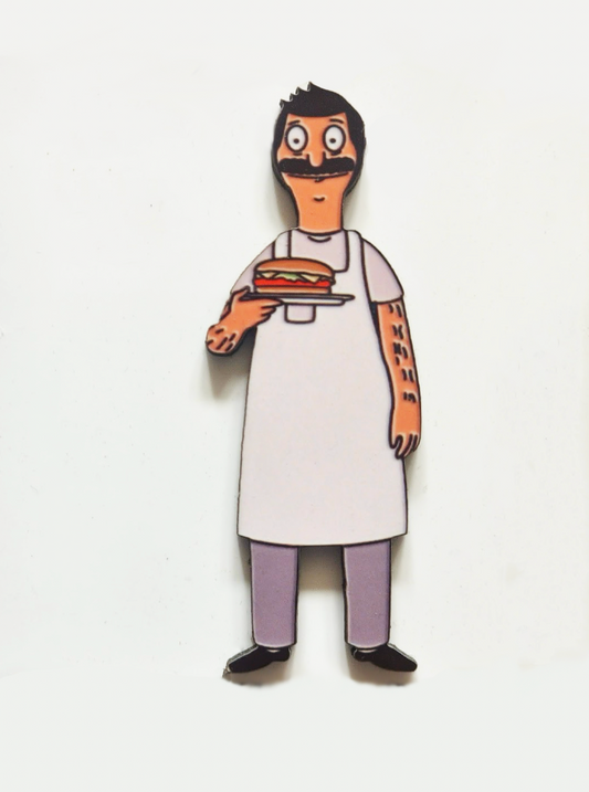 Bob Belcher Pin Badge/ Magnet - Bob's Burgers