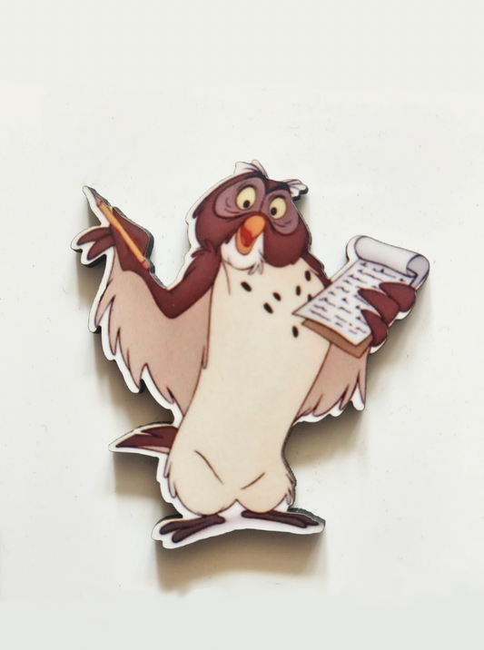 Owl Pin Badge/ Magnet - Winnie the Pooh