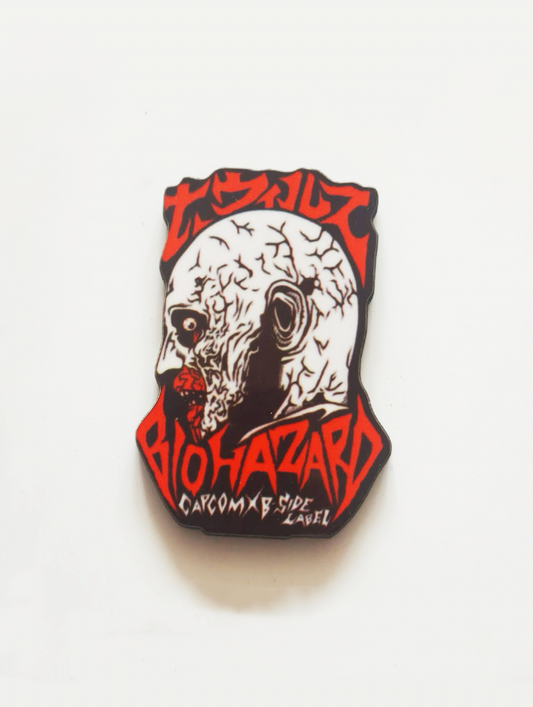 Biohazard Zombie Pin Badge/ Magnet - Resident Evil