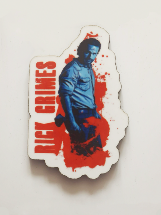 Rick Grimes Pin Badge/ Magnet - The Walking Dead