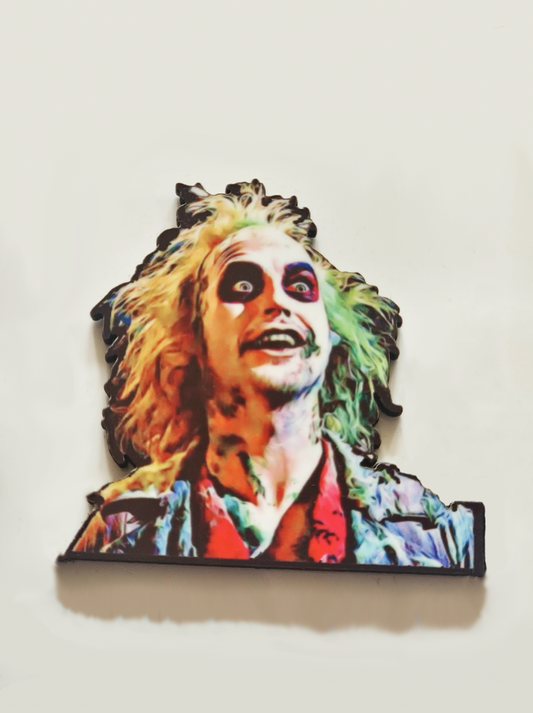 Beetlejuice Pin Badge/ Magnet