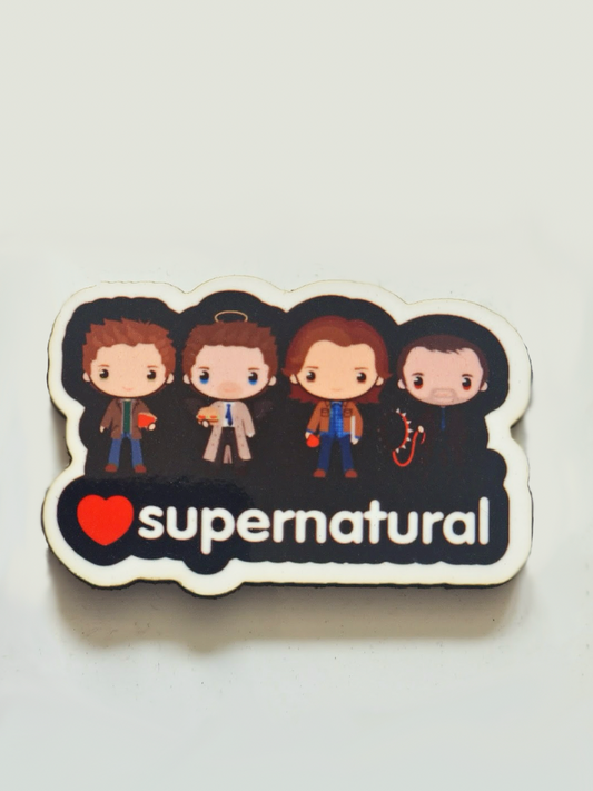 Cartoon Supernatural All Pin Badge/ Magnet