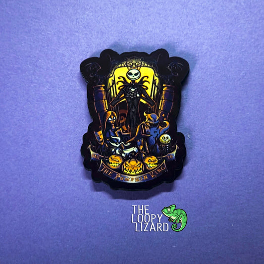 The Pumpkin King Pin Badge/ Magnet - The Nightmare Before Christmas