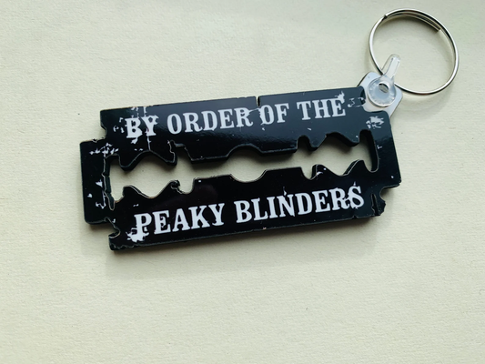 Razor Blade Keyring - Peaky Blinders