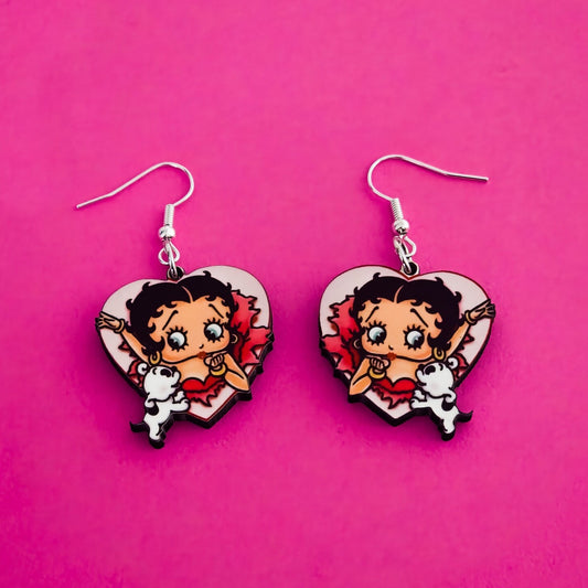 Betty Boop and Pudgy Heart