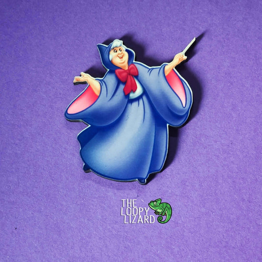 Fairy Godmother Pin Badge/ Magnet - Cinderella