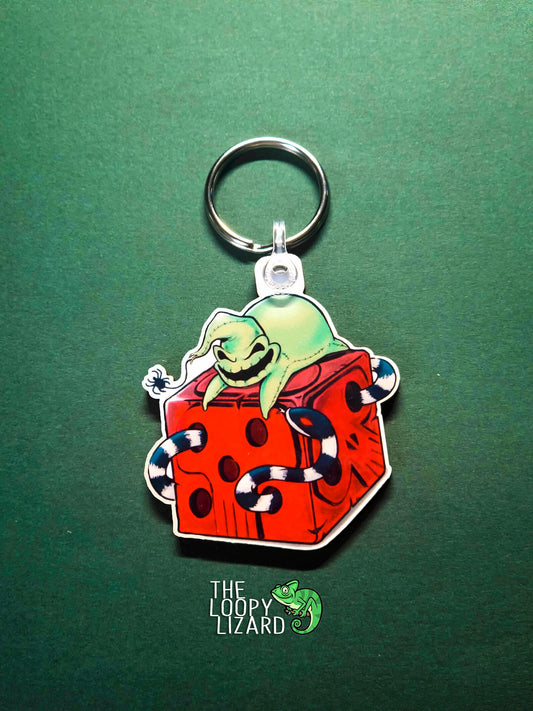 Baby Oogie Boogie Keyring - The Nightmare Before Christmas