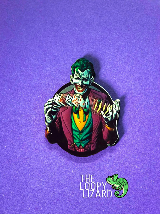 Classic Joker Pin Badge/ Magnet - Batman