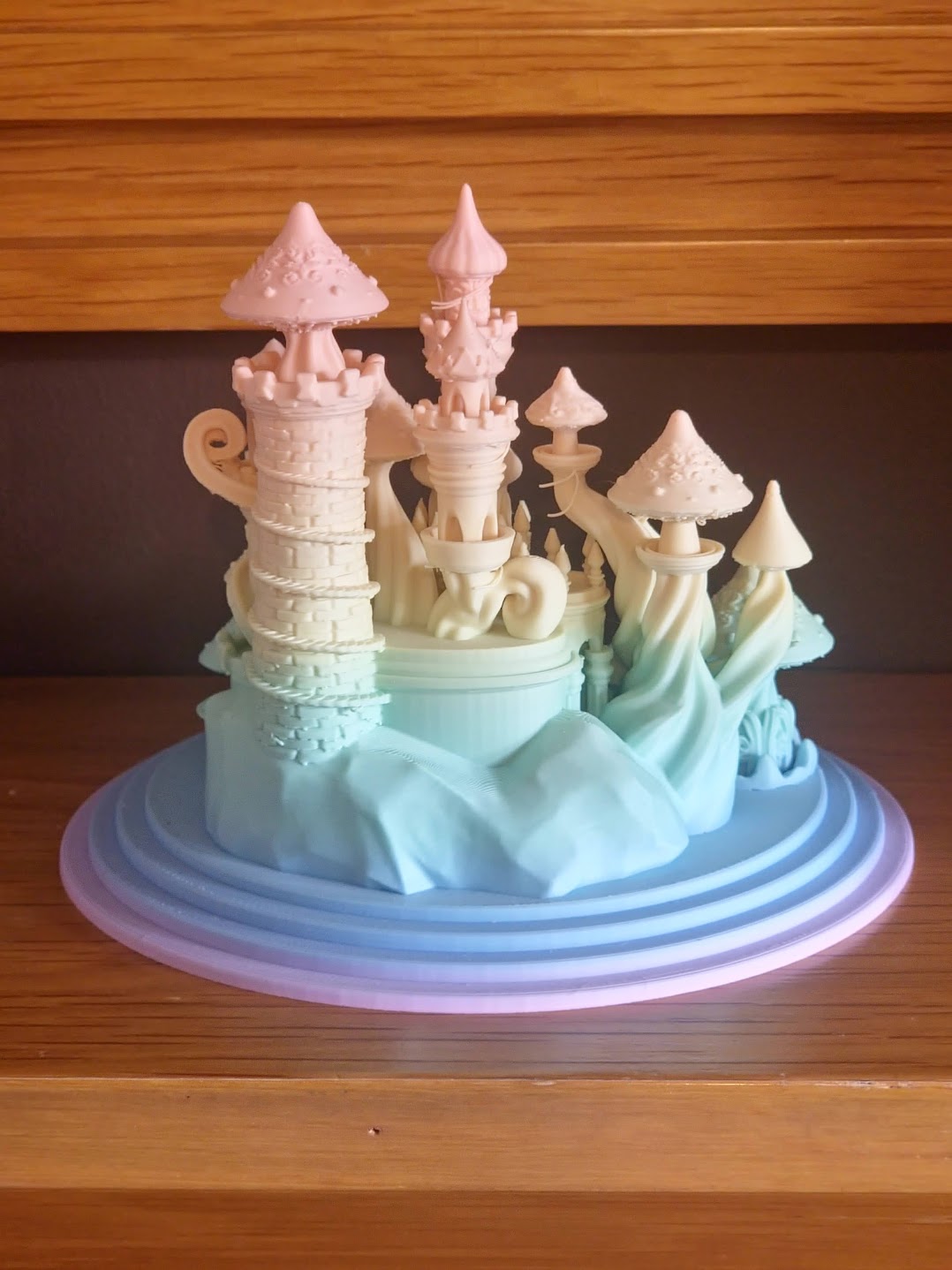 Fantasy Mushroom Castle Ornament
